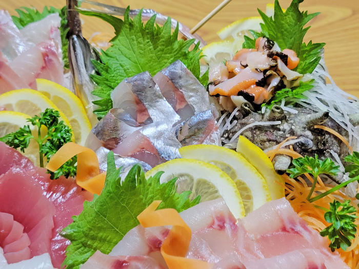 番上屋 地魚の刺身