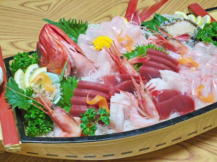 番上屋 地魚舟盛り